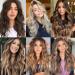 20 Dark Brown Synthetic Curly Clip-in Hair Extensions - 4Pcs Set for Women - Buy Online on GoSupps.com