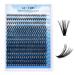 Individual Lashe 280pcs 0.07mm Lash Clusters 40D 8-16 MIX D Curl Cluster Lashes Soft Natural Individual Lashes Cluster Reusable DIY Eyelash Extensions GEMERRY Lashes(40D-D-0.07-8-16mm) 8-16 mix 40D-0.07-D