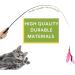 Interactive 11-Piece Buddy Wild Cat Toy Set with Teaser Wands and Feather Worms - Vibrant Colors - Exercise Toys for Cats and Kittens - Buy Online on GoSupps.com