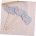 Garneck 3pcs Elephant Cupcake Toppers Cupcake Picks Cocktail Picks Appetizers Picks Food Gold Glitter Toppers Topper Heart Glitter Fruit Glitter Cupcake Toppers Earth Tones Insert Card Silver medium - Buy Online on GoSupps.com