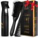 3pcs Detangling Comb and Brush Set for Curly Hair - Spray Bottle Continuous Mist 10oz  Wide Tooth Comb for Curly Hair and Brush Detangler for Natural Black Hair - Women/Men/Kids with 2a-4c Hair Type (Complete Set)