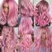 22 Inch Pink Clip-In Hair Extensions for Girls - Colorful Straight Party Highlights | 10 Pcs Hair Accessories for Women & Children - Buy Online on GoSupps.com
