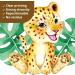 DECOWALL DSL-8067 Jungle Animals Wall Stickers - Safari Decals for Baby Nursery & Kids Room D cor - Buy Online on GoSupps.com
