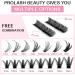 280 Pcs 50D-D-0.07-16 Cluster Wispy Lashes - C D Curl Bottom DIY Lashes - 16mm Large - Buy Online on GoSupps.com