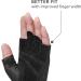 Power Gloves 2.0 - Black Large for Weightlifting, Training, Fitness & Gym Workouts - Buy Online on GoSupps.com