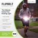 FlipBelt Night Running Light Waist Lamp | USB Rechargeable 500 Lumens | Waterproof & Adjustable Brightness | White LED Lights for Runners - USA Company - Buy Online on GoSupps.com