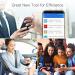 Jingling RFID Rings for Men | Stylish Waterproof Smart Ring with 6 RFID Cards & 2 Health Stones | Integrated Portable Device for iOS & Smartphones - Buy Online on GoSupps.com