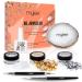 Mylee Be Jewelled Nail Art Kit Clear Builder Gel Dotting Tool Nail Art Brush Mixing Palette Assorted Pearls Assorted Gems Gold Leaf For Use on Natural Nails Acrylic Nails False Nails & Tips
