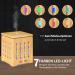 Homcom Electric Aroma Diffuser & Humidifier - 200ml 7 Colors LED Waterless Auto Shutdown - Elegant Bamboo Design for Essential Oils - Buy Online on GoSupps.com