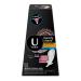 U by Kotex Barely There Liners Thong Light Absorbency Unscented 50 Count (Pack of 1)