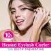 ROSETRA Heated Eyelash Curler - USB Rechargeable, 3 Temperature Settings, Electric Tool for False Lashes - Buy Online on GoSupps.com