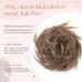 XXL Hair Extensions & Scrunchies - Voluminous Chocolate Brown & Dark Blonde Updos for Brides - Buy Online on GoSupps.com