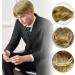 SKHAOVS Men's Short Blonde Cosplay Wig with Bangs - Heat Resistant Synthetic Hair for Halloween and Daily Costume - Buy Online on GoSupps.com