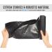 Eles Vida 240L Heavy-Duty Garbage Bags - XL Tearproof Black Waste Bags (10 per Roll) for Industrial Use - Buy Online on GoSupps.com