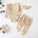UUAISSO Baby Girls Cow Letter Print Ruffled Long Sleeve Tops and Pants Set - 9-12 Months - Buy Online on GoSupps.com