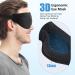 3D Sleep Mask for Men & Women | 100% Light Blocking Eye Mask with Adjustable Straps | Comfortable Travel Napper & Eyelash Extension Friendly - Buy Online on GoSupps.com