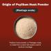 Psyllium Husk Powder - Bulk-Forming Laxative - Promotes Regular Bowel Movements - Improves Digestion 1kg 2.2 Pound (Pack of 1) - Buy Online on GoSupps.com