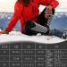 Wanchel Merino Wool Ski Socks - 2 Pairs Knee-Length Thermal Winter Socks for Snowboarding - Men's Black - Buy Online on GoSupps.com