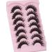 6D 20mm Wispy Mink Cat Eye False Eyelashes - 7 Pairs Pack by EYDEVRO - Buy Online on GoSupps.com