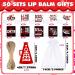 Buy 50 Sets Cheer Gifts - Lip Balm Organza Bags & Tags for Cheerleaders | Bulk Moisturizing Gifts for Teams (Red - Buy Online on GoSupps.com