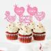 Cyodoos 24 Pcs Happy Mothers Day Cupcake Toppers Glitter Cake Toppers Cupcake Heart Mother Happy Birthday Party Supplies Decorations Pink - Buy Online on GoSupps.com