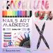 Nails-Art Lot de 24 marqueurs double extr mit pour la peinture des ongles 24 couleurs pour loisirs cr atifs salons domicile d butants pas de durcissement UV n cessaire - Buy Online on GoSupps.com