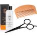 Brubaker 7-pc Beard Care Gift Set - Shampoo Conditioner Oil Balm & Shears for Men's Beard Growth | Perfect Gift for Dad & Loved Ones - Buy Online on GoSupps.com