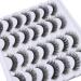Outopen 14 Pairs Russian D Curl Faux Mink 3D Effect False Eyelashes Pack - DD Curl-W-4 - Buy Online on GoSupps.com