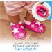 Soft Sole Leather Baby Shoes for 12-18 Months - Pink Stars - Unisex Toddler Walking Shoes - Buy Online on GoSupps.com