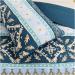 Bohemia Cotton Quilt Set 3PCS Quilted Double Blanket on Bed King Queen Size Bedspread on The Bed Coverlet Sets Soft (Blue King) - Buy Online on GoSupps.com