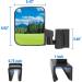 NOKINS Golf Cart Folding Side Rearview Mirror - Fits Club Car EZGO Yamaha - No Drilling, HD Glass, 1'' & 0.75'' Square Tube Compatible - Buy Online on GoSupps.com