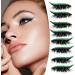 Xijobido Fake Eyelashes4 Pairs Reusable Eyeliner Eyelash Strips Reusable Make Up Glue for Daily Use Party Travel Vegetable - Buy Online on GoSupps.com