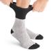 Collections Etc Extra Stretch Diabetic Cushioned Thermal Socks - Set of 2 - Therapeutic Footwear Medium White