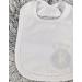 Royal Icon 100% Organic Cotton Baby Bibs Set - Soft Absorbent Feeding Bibs for Boys and Girls 0-12 Months - Pack of 6 White - Buy Online on GoSupps.com