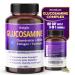 Sotalix Glucosamine 650mg All-in-1 Joint Support with Chondroitin MSM Collagen Turmeric Vitamin D3 & Hyaluronic Acid 150 Capsules Shellfish-Free