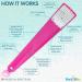 Back Bliss Back Scratcher - Patented Design for Itching Relief Gift Box Included 5 Colors Perfect Gift Idea - Single Pack Rose - Buy Online on GoSupps.com
