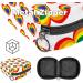 Colorful Storage Bags for Women's Bandages - Heart Pattern & Rainbow Love - Perfect for Menstrual Cups & First Period Essentials - Buy Online on GoSupps.com