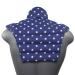 Neck horns cervical spine - neck + shoulders + back - star blue - spelled cushion - nude pillow warming cushion - spelled grain pillow neck