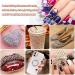 1500-Piece Flat Back AB Crystal & Clear Rhinestone Nail Art Set with Tools - Professional Nail Gems for Salon - Pink - Buy Online on GoSupps.com