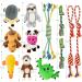 12 Piece Cute Plush Squeak Dog Toys Set | Natural Cotton Puppy Rope & Chicken Tools for Pets | Perfect for Dogs & Puppies - International Shipping - Buy Online on GoSupps.com