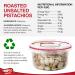 Tropgo Roasted Unsalted Pistachios 180g - Pistachio Nuts in Resealable and Recyclable Tub - Wholesome Trail Mix with Fibre Protein and Essential Minerals - Healthy Snacks for All Ages - Buy Online on GoSupps.com