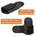 iGuerburn Premium Leather Stethoscope Holder for Littmann - Portable Clip-on Holster (Black) - Ideal for Right-Handed Professionals - Buy Online on GoSupps.com