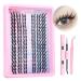 Manga Lash Extension Kit - Natural Wispy Cluster Lashes for Fox & Cat Eye Looks | Includes Bond Seal & Applicator - Buy Online on GoSupps.com