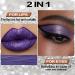 FOCALLURE Metallic Chameleon Liquid Lipstick - Diamond Glitter Lip Gloss - Shimmery Finish - Long-Lasting & Intense Pigment - AMETHYST - Buy Online on GoSupps.com