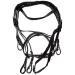 Kerbl 32171 Bridle Standard Leather for Thoroughbred black Black Thoroughbred / black