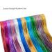 Glitter Hair Tinsel Extensions Kit - 12 Colors, 3200 Strands, 46inches - Fairy Hair Accessories - Buy Online on GoSupps.com