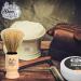 100% Pure Boar Bristle Shaving Brush - Medium Beech Wood Handle | The Shave Factory for Ultimate Shave Experience - Buy Online on GoSupps.com