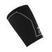 Technical Thigh Compression Sleeve for Men & Women - Hamstring Thigh Groin & Quad Support (Medium Black - Buy Online on GoSupps.com
