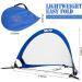 Portable Pop Up Soccer Goal Net Set with Accessories - 2.5ft Blue | For Kids & Adults Training and Backyard Play | Carrying Case & Training Cones Included - Buy Online on GoSupps.com