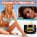 Tanning Gel - Soft & Dark Brown Tanning Accelerator for All Skin Types - 100g - Buy Online on GoSupps.com